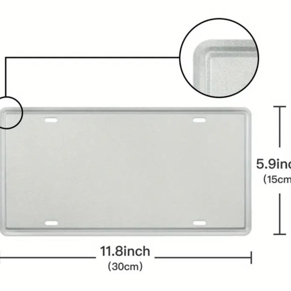 Doctor Who TARDIS Metal Sign Dr Who Police Box License Plate Tin Sign 6"x12" - Picture 5 of 5